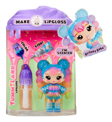 Yummiland lip gloss doll Britney Boba ready to play with removable fashion.