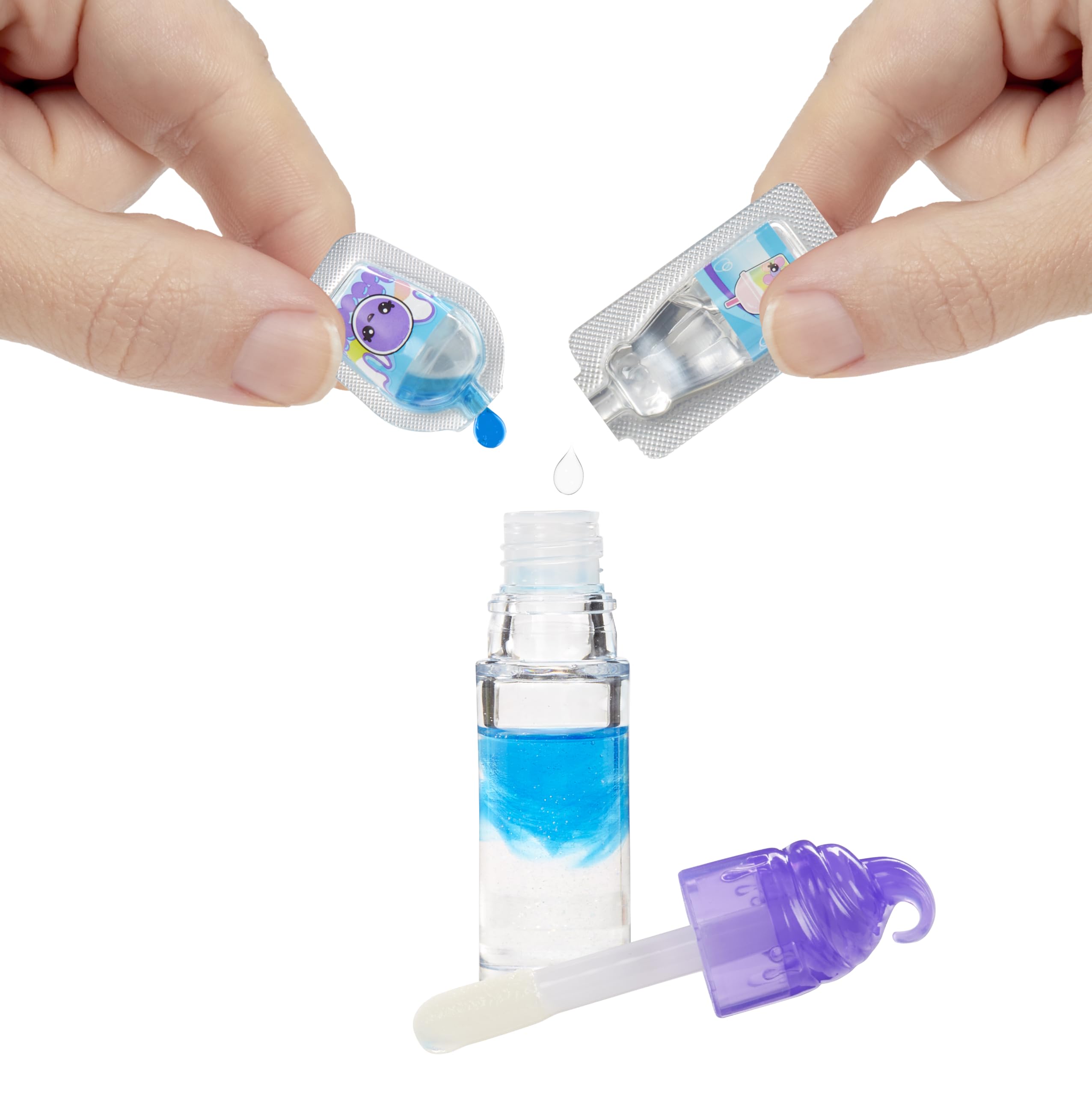 Yummiland lip gloss doll with keychain attachment for on-the-go fun.