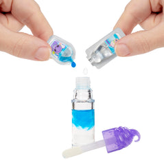 Yummiland lip gloss doll with keychain attachment for on-the-go fun.