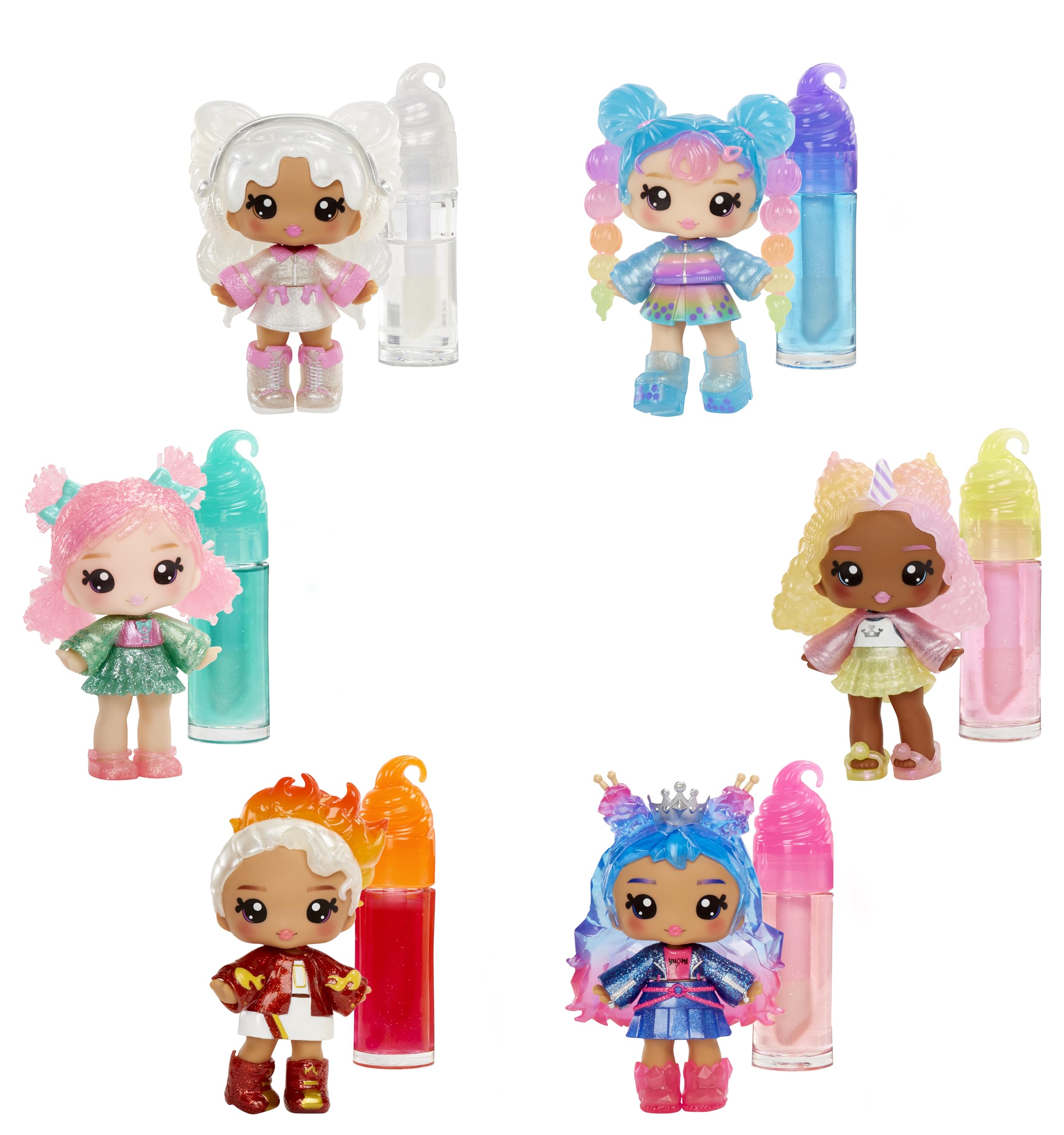 Yummiland scented doll fragrance enhances sensory play during pretend makeup.