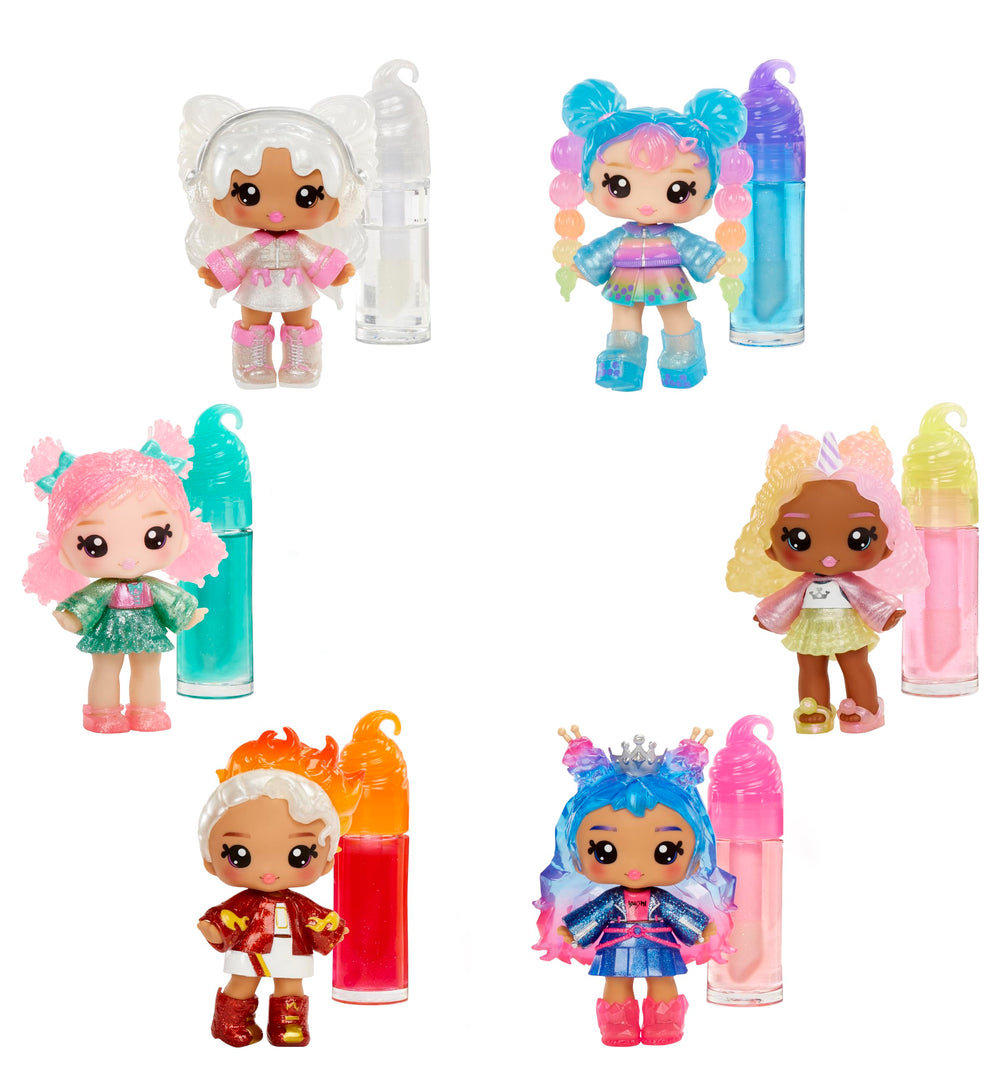 Yummiland scented doll fragrance enhances sensory play during pretend makeup.