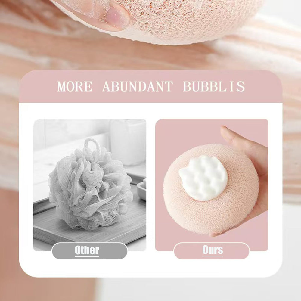 YUMMIS Sunflower Bath Ball in four colors adds visual appeal to daily routines.