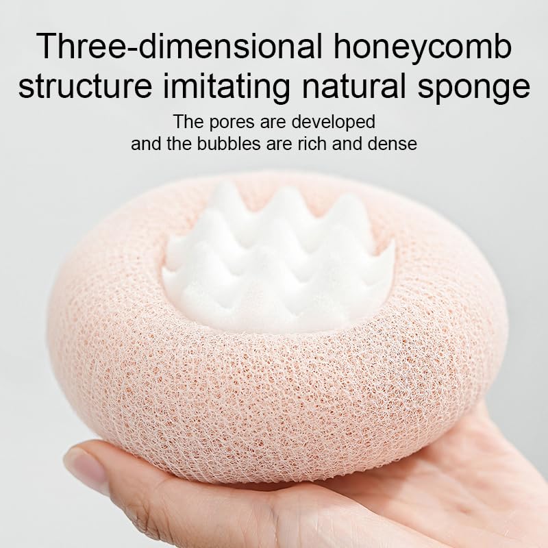 YUMMIS faux-natural sponge texture detail for smooth cleansing.