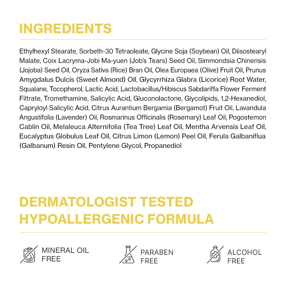 YUMU double cleansing step graphic highlights thorough cleansing routine