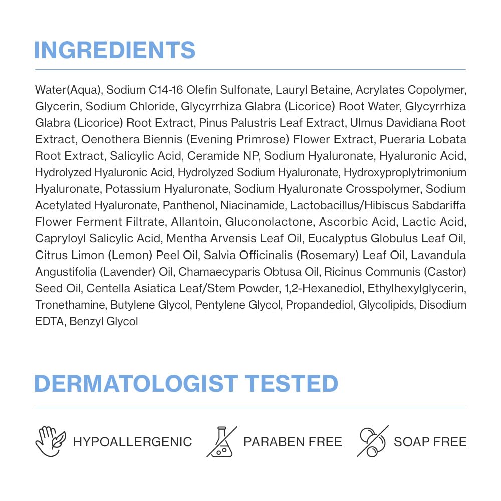 Dermatologist tested YUMU cleanser suitable for sensitive skin