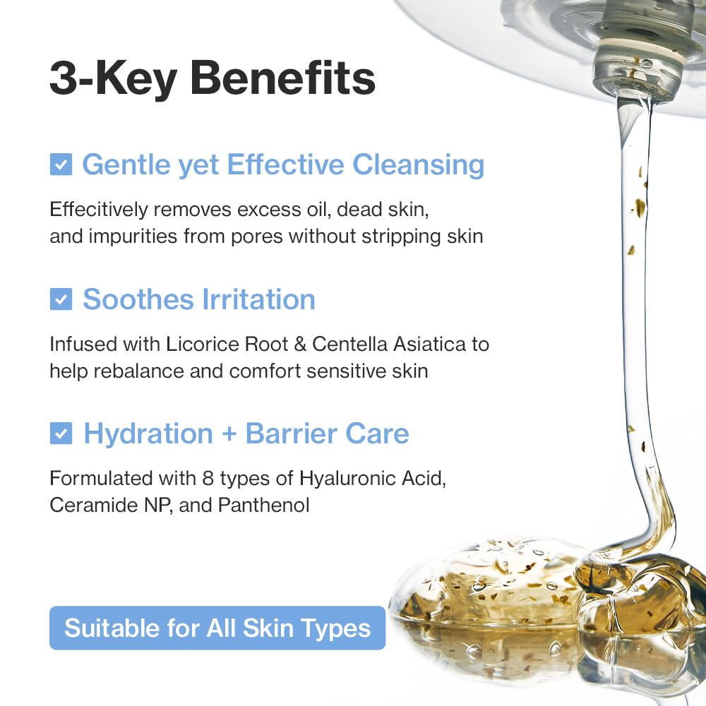 Creamy lather from YUMU Licorice Deep Pore Cleanser enhances cleanse