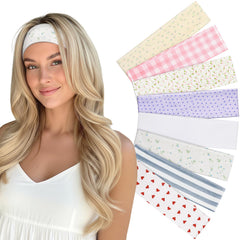 Yunaking headbands with ditsy florals offer versatile styling for everyday outfits