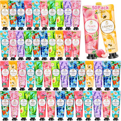 YUEONEWIN 50-pack hand cream gift set in travel tubes for versatile gifting