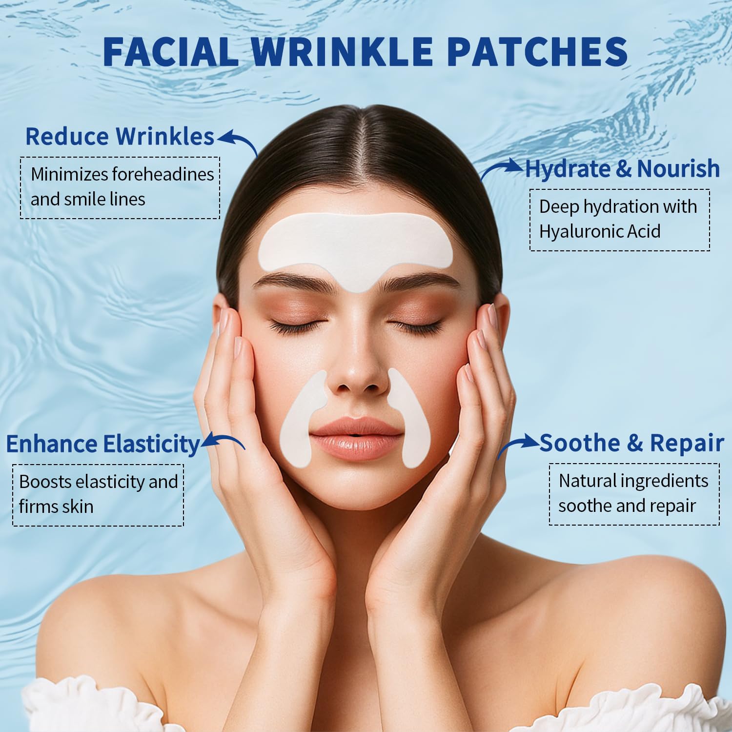 Yuosuit overnight wear patches for a refreshed morning glow.