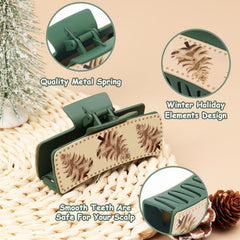 Yussti candy cane clip brightens hairstyles with seasonal charm