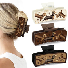 Yussti Dachshund Clips Set for versatile everyday wear with secure hold