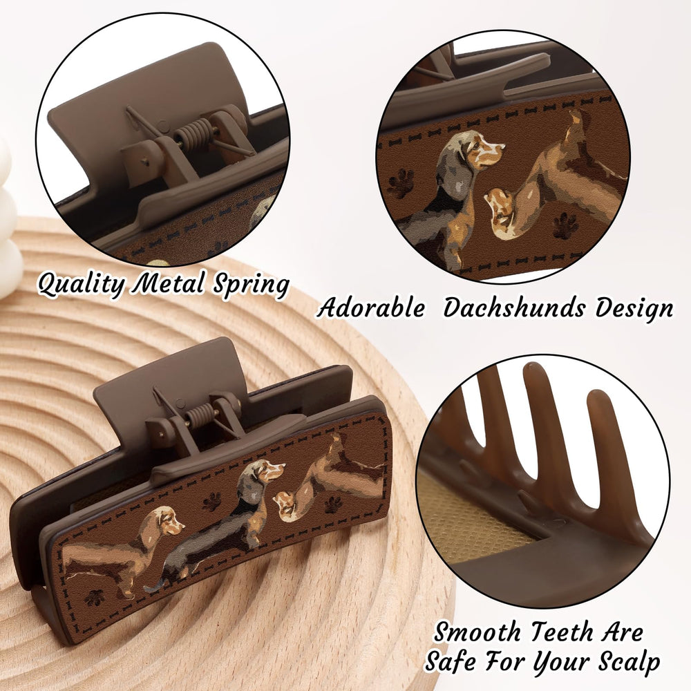 Yussti Dachshund Clips Smooth Surface prevents snagging during styling