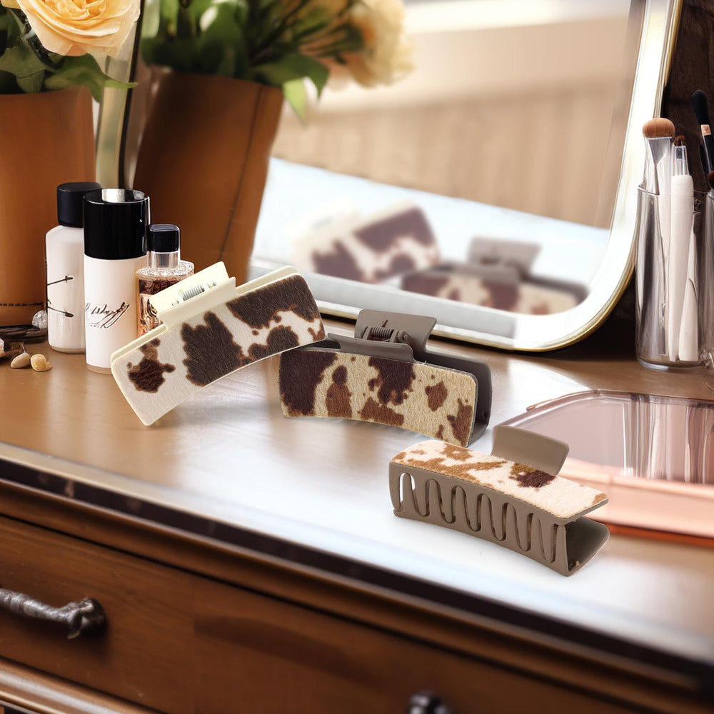 Yussti Western hair clips with metal spring provide strong hold for all-day style