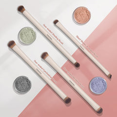YutimeAura eyeshadow brush set enables smooth blending and crisp lines.