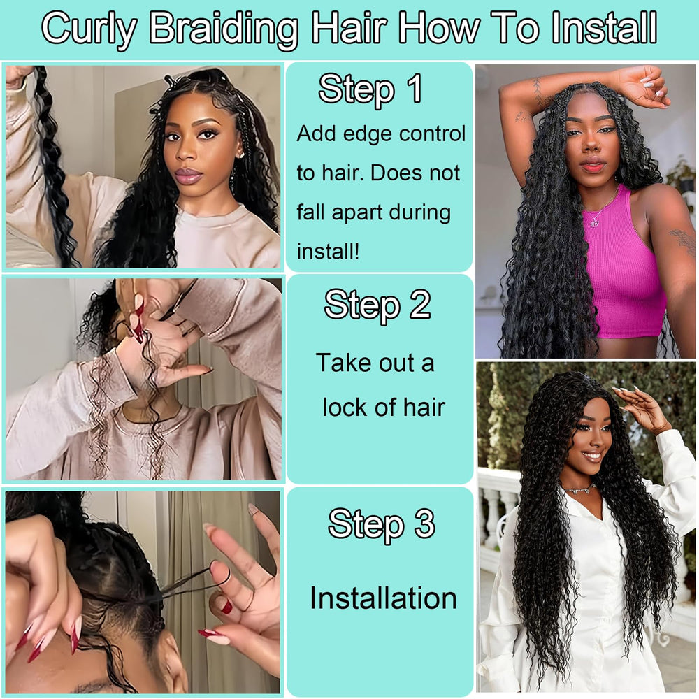 YUUYEE soft-touch blend for comfortable braiding and smooth styling.
