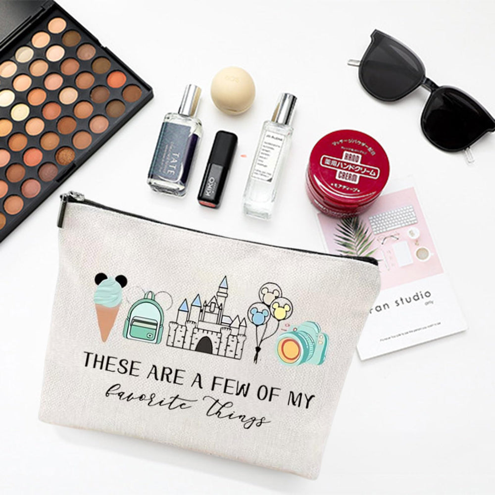 YUWUAR large-capacity travel toiletry bag fits makeup tools and accessories.