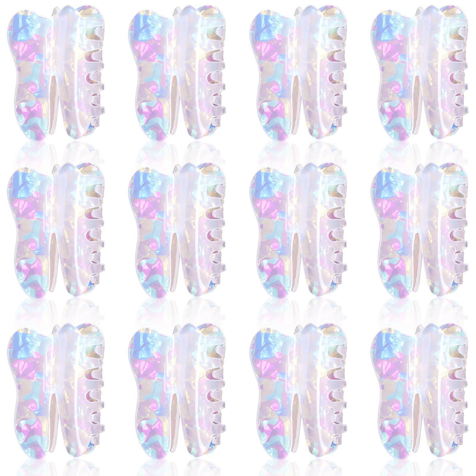 Yuxung dental claw clip pack featuring tooth design for chic hair accents and easy styling