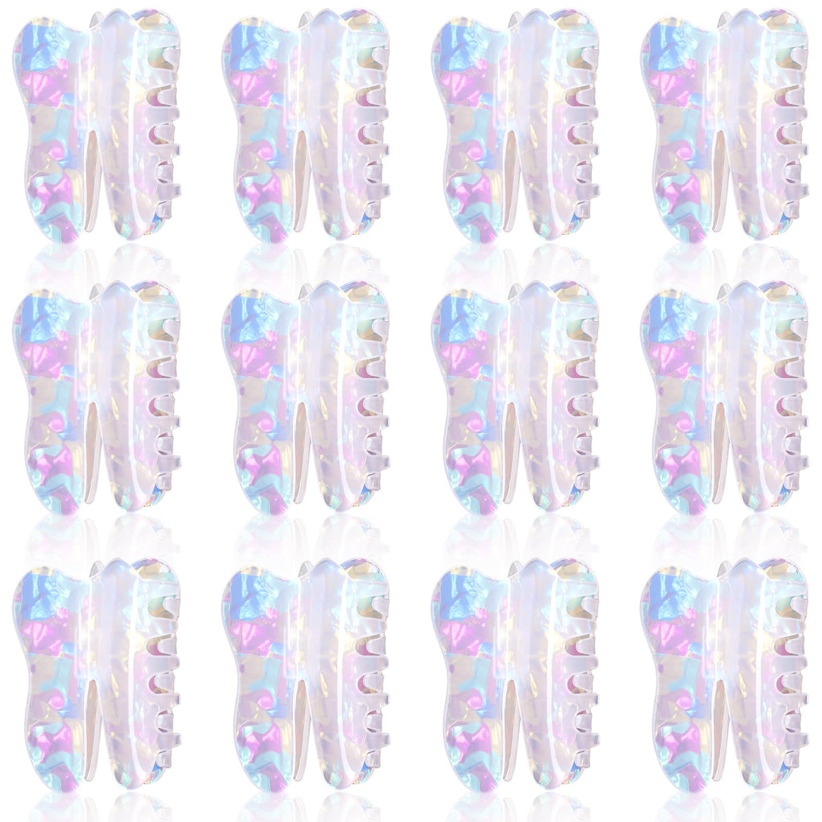 Yuxung dental claw clip pack featuring tooth design for chic hair accents and easy styling