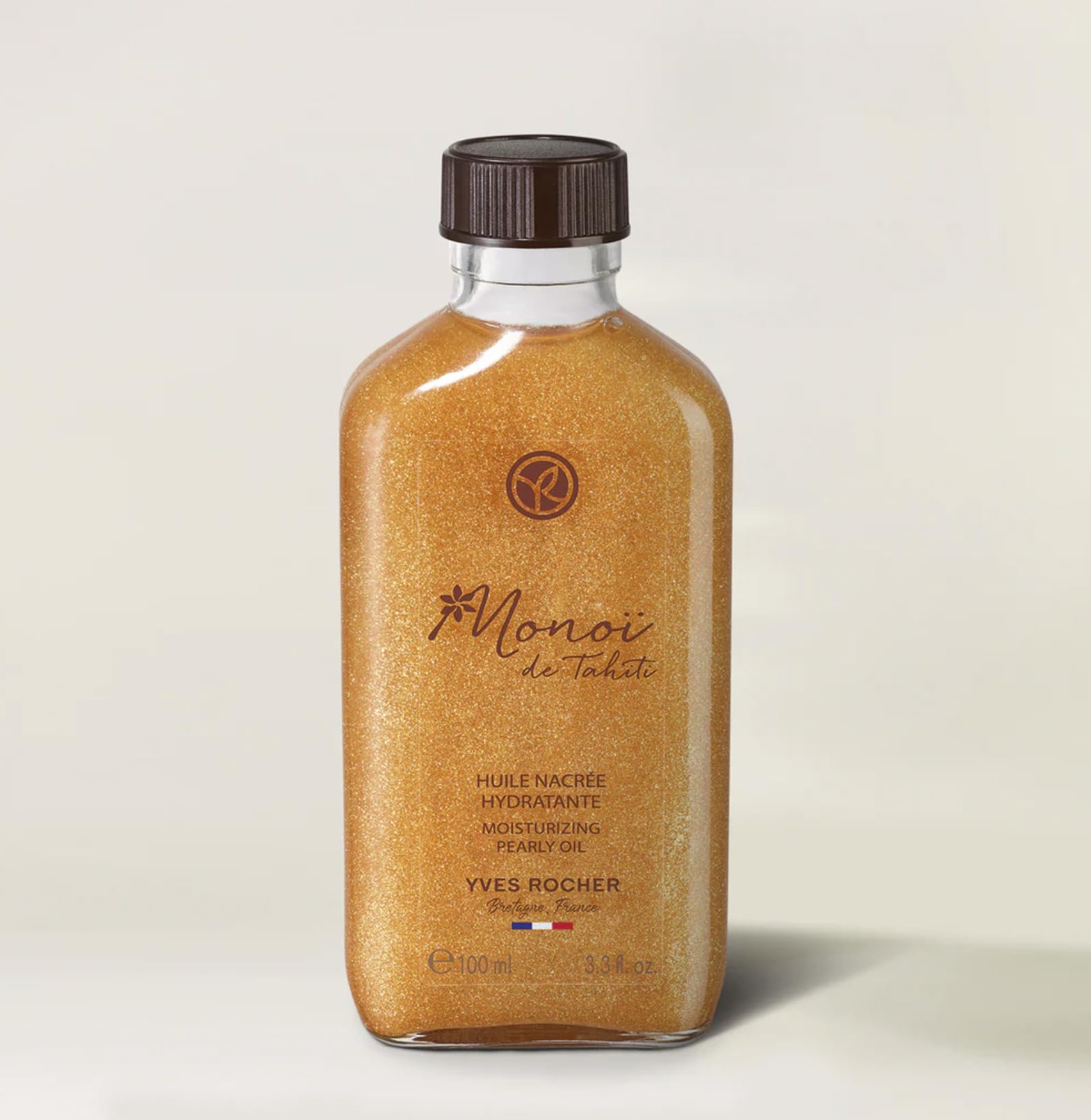 Yves Rocher Monoï Tahiti oil—tiare flower scent evokes Tahitian summer.