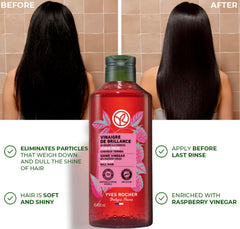 Close-up of Yves Rocher Raspberry Shine ingredients suggesting natural radiance
