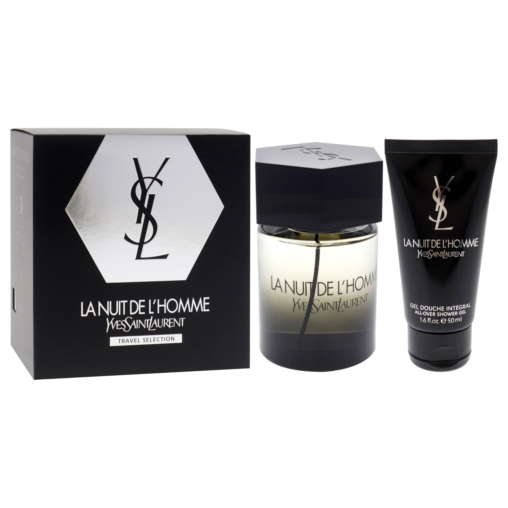 YSL La Nuit de LHomme gift pack front view ready for gifting occasions