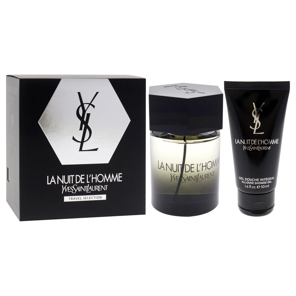 YSL La Nuit de LHomme gift pack front view ready for gifting occasions