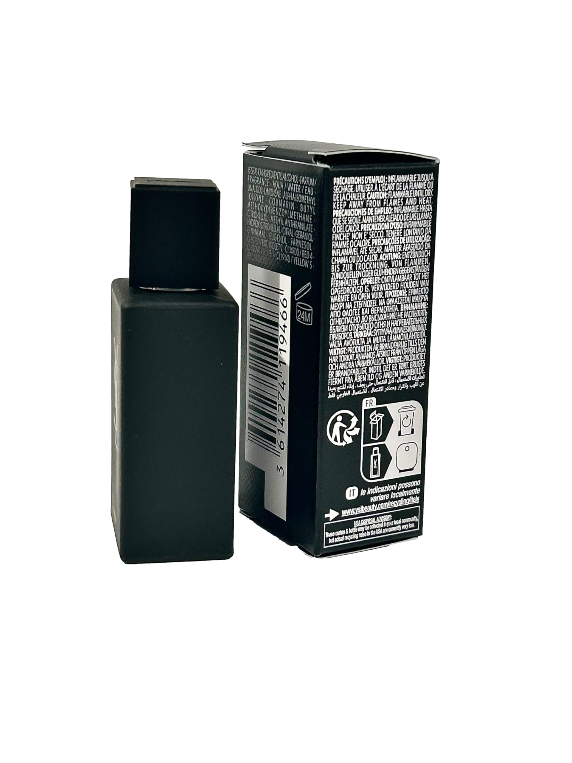 YSL Le Parfum Myslf travel packaging showcases portable scent on-the-go.