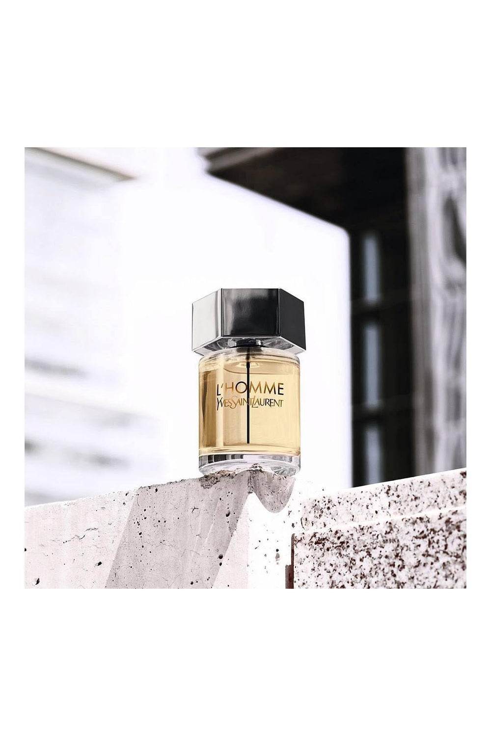 L'Homme box-open view reveals bottle and packaging for gifting.