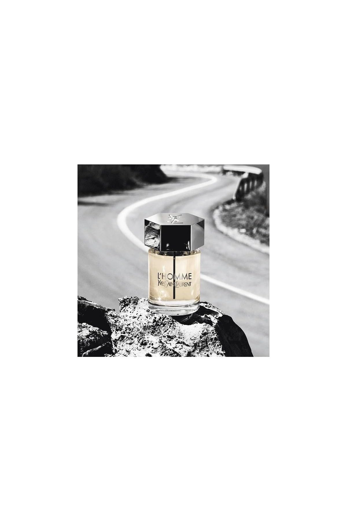 YSL L'Homme EDT cap close-up highlights bold design for daily wear.