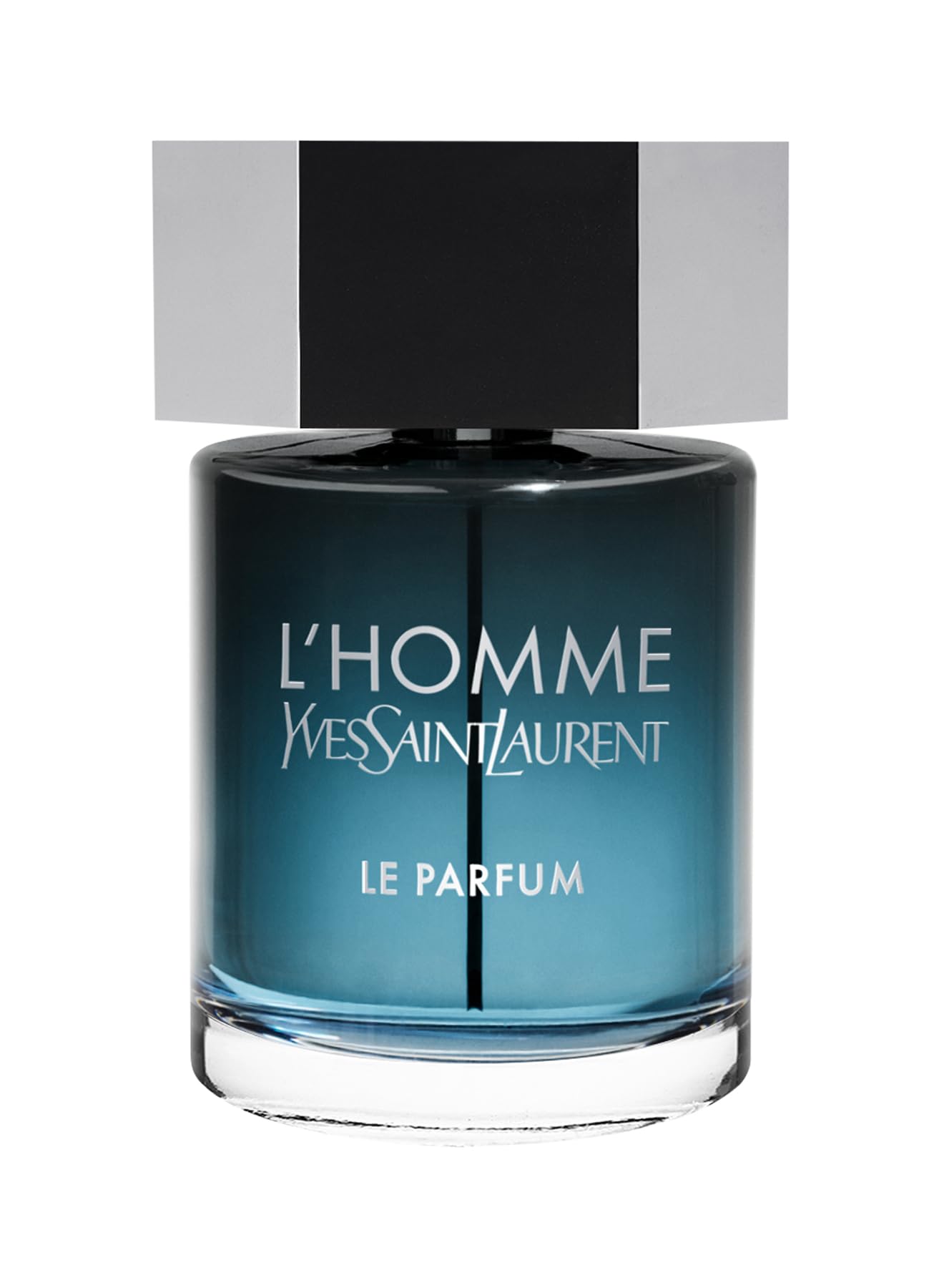 Yves Saint Laurent L'Homme Le Parfum bottle closeup for refined style and premium scent