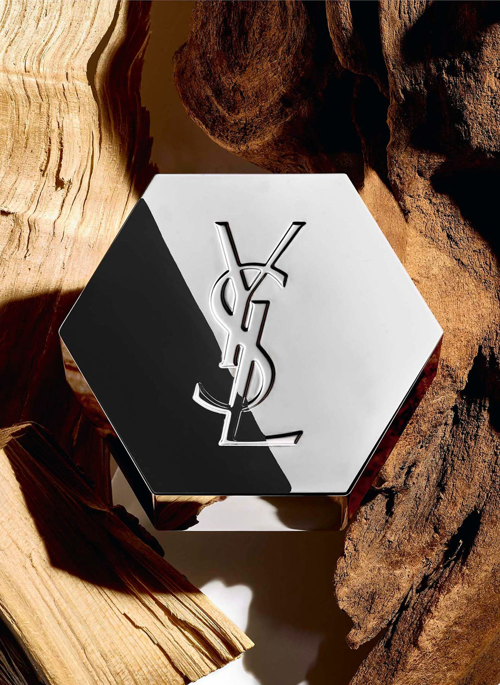 Yves Saint Laurent L'Homme Le Parfum packaging box front, premium unboxing presentation