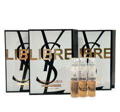 YSL Libre EDP Intense sample bottle 1.2ml showing compact travel size for testing