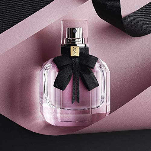 YSL Mon Paris closeup bottle highlights sleek cap and luxurious scent notes for everyday confidence
