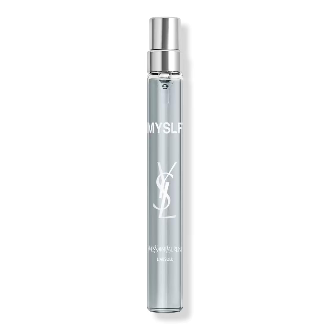 YSL MYSLF ABSOLU travel spray with ginger for a cool, invigorating fragrance on the go.