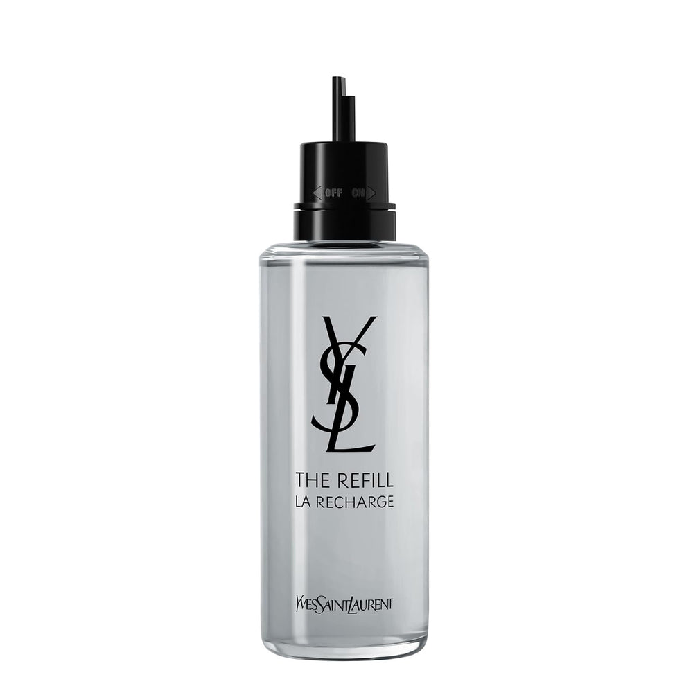Yves Saint Laurent Myslf EDP bottle with sleek black lacquer finish ideal for modern daytime wear
