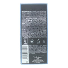 Back label view of Y EDT highlighting packaging detail