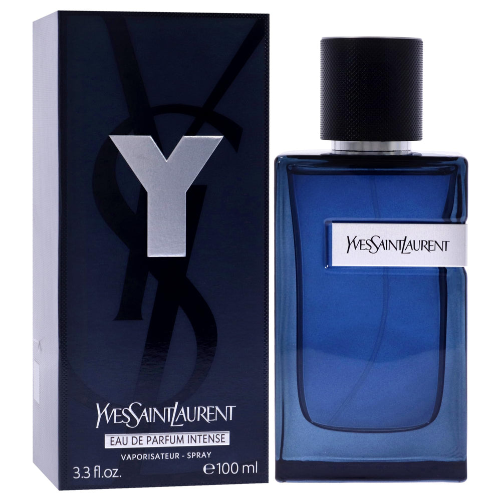 YSL Y Men Intense premium matte label on display