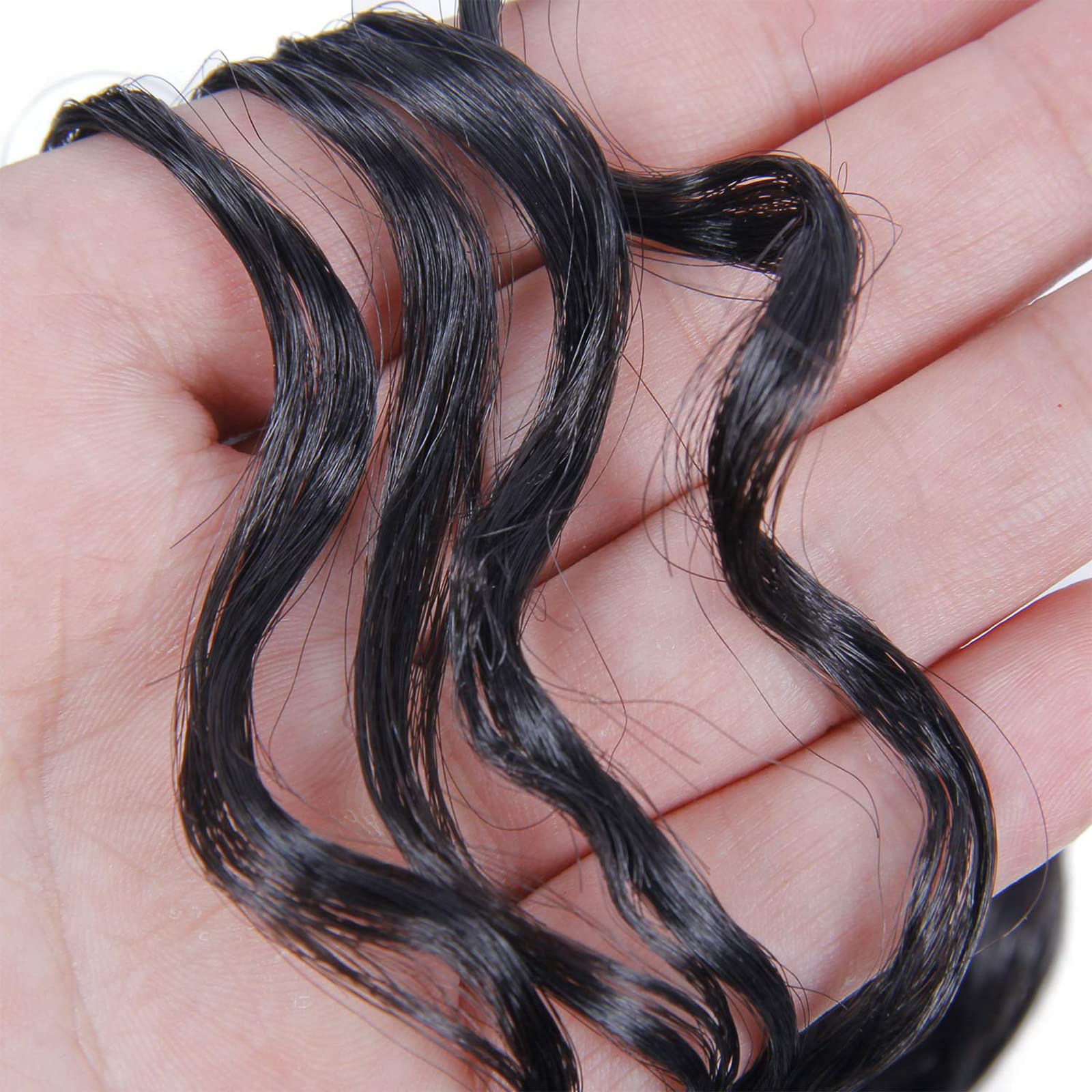 YXCHERISHAIR silky waves close-up emphasizes soft texture and glow.