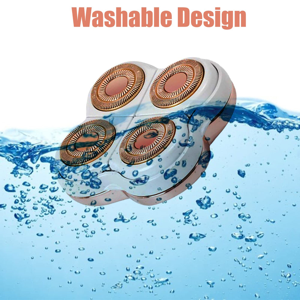Yxxyssc Flawliss replacement heads made of ABS material offering rust resistance and durability.