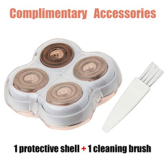 Yxxyssc cleaning brush included with replacement set for post-use care.