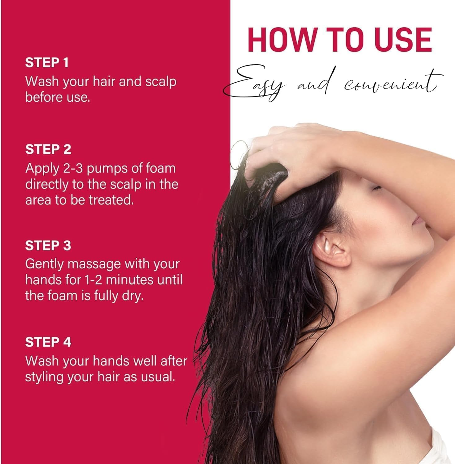 Yzmoffer 2-pack Minoxidil foam packaging emphasizes value and ongoing treatment.