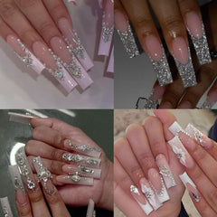 Yzzseven flat rhinestones 2500 pieces for dazzling nails and accessories.