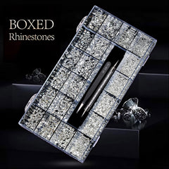 Yzzseven flatback crystals 20 styles for chic DIY nail art.