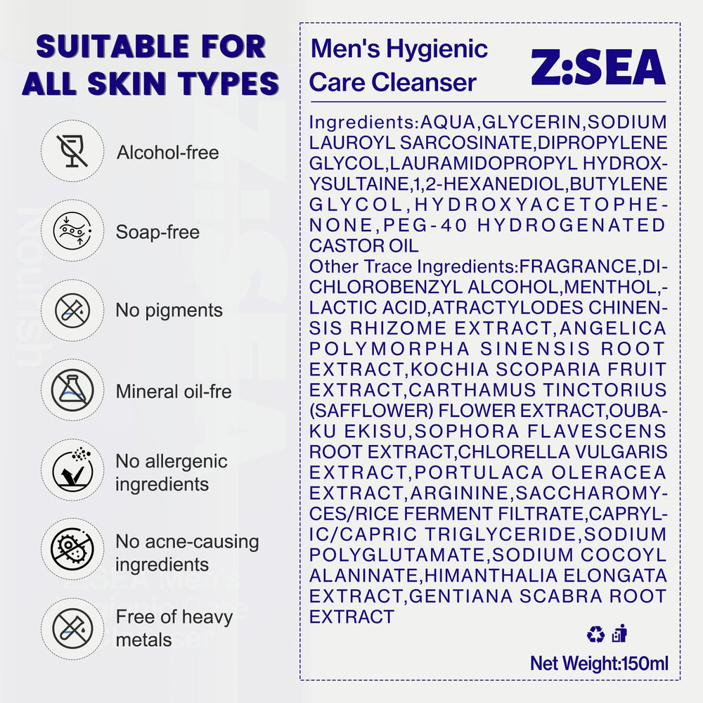 Z：SEA easy-application demonstrates lather and rinse for daily use.