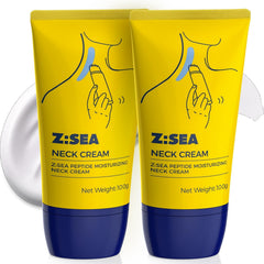 Z：SEA neck-roller application shows smooth, firming care for the neck.