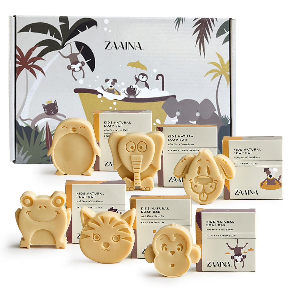 ZAAINA Kids Soap Elephant – playful bath-time soap supports gentle cleansing and imaginative play.