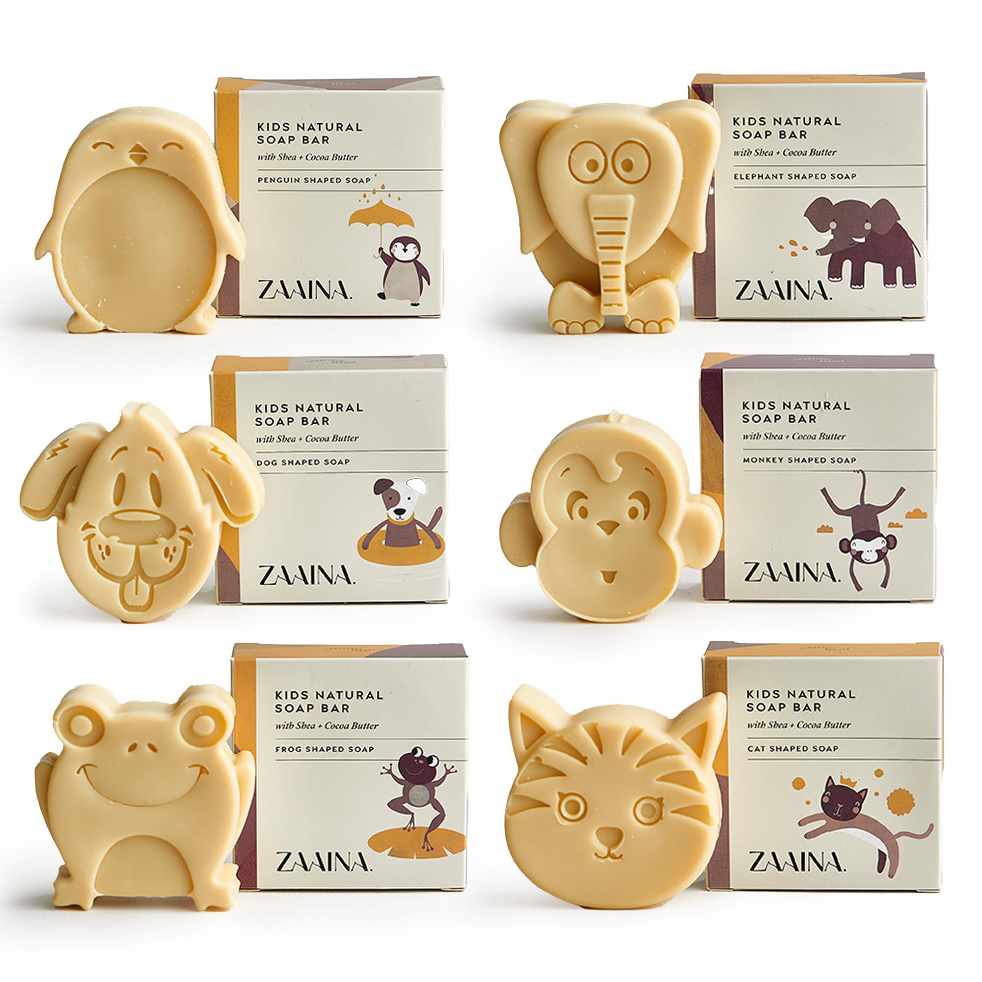 ZAAINA Kids Soap Handcrafted in USA – small-batch processing adds artisanal care to daily cleansing.