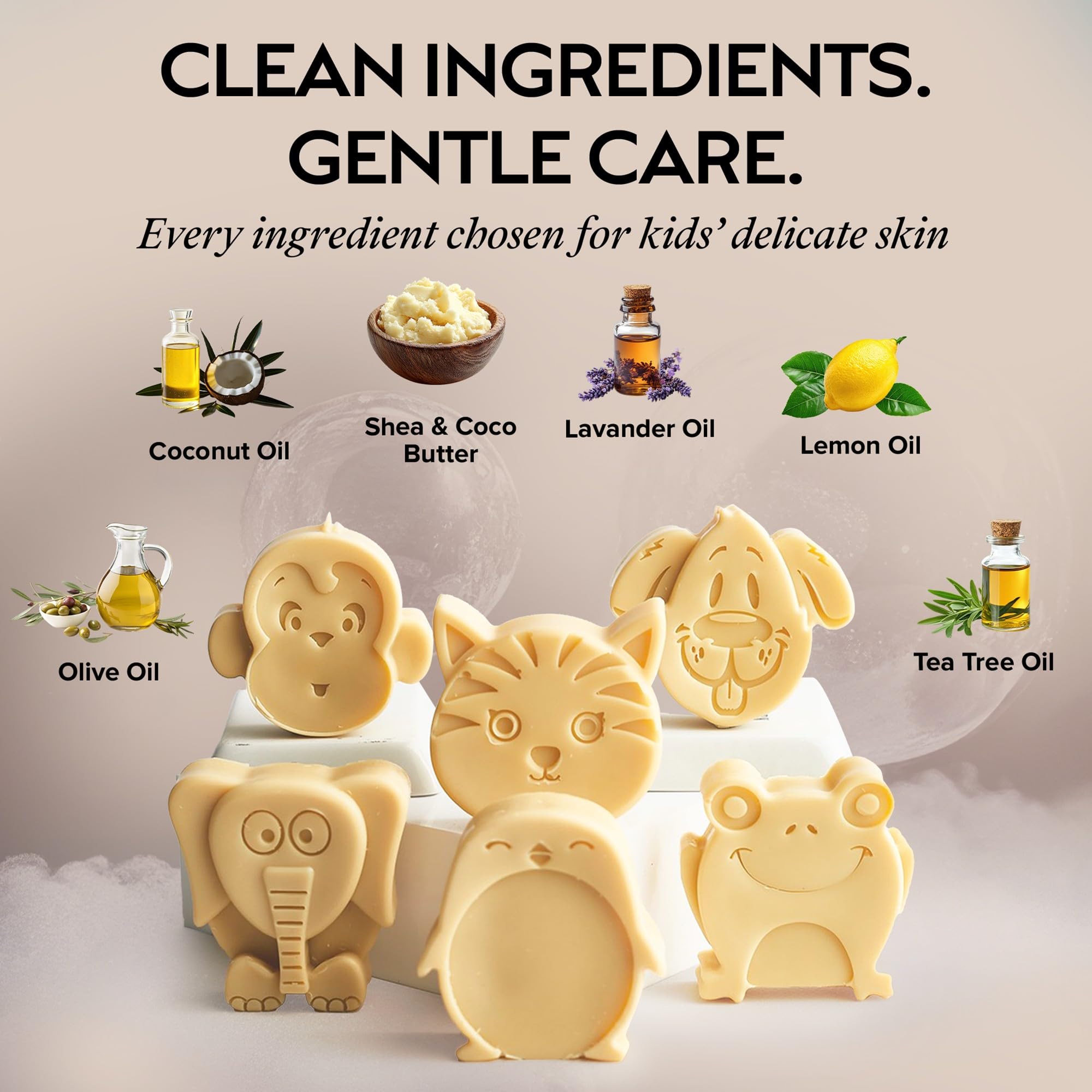 ZAAINA Kids Soap Penguin – cool aquatic character inspires bath-time curiosity and gentle cleansing.