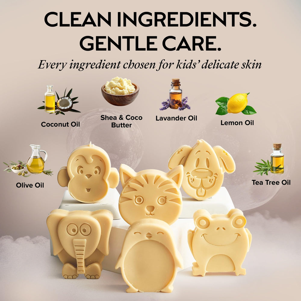 ZAAINA Kids Soap Penguin – cool aquatic character inspires bath-time curiosity and gentle cleansing.