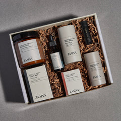 ZAAINA face serum closeup highlights hydrating glow for daily skincare.